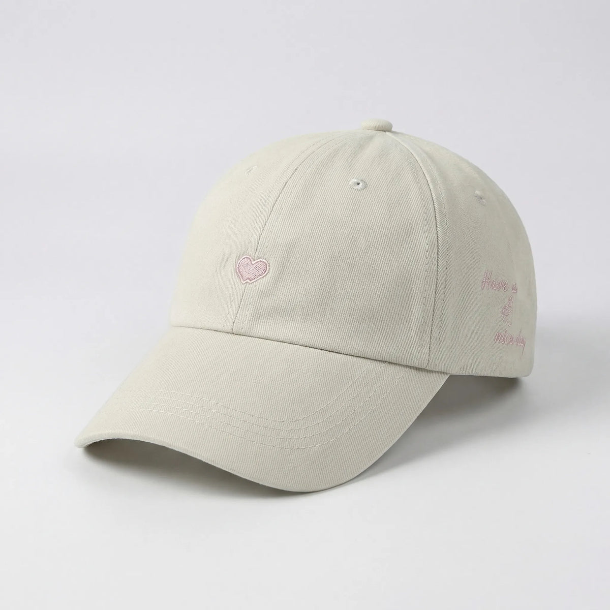 Women's ponytail baseball cap with open rear design and adjustable snapback