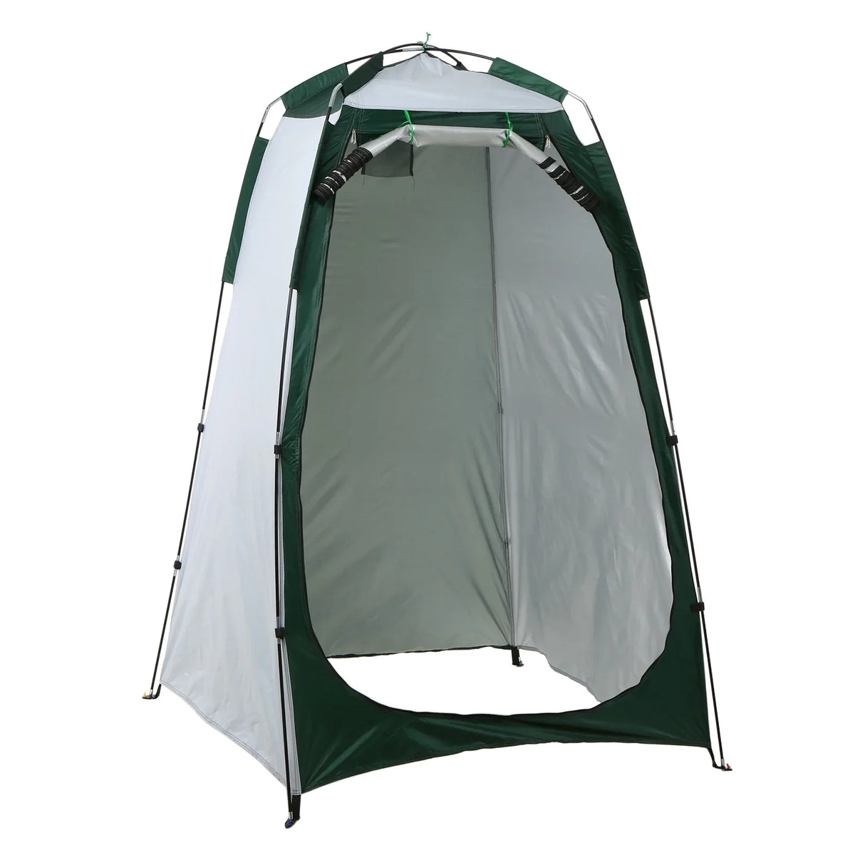 Pop-up privacy shelter tent with vented window and quick assembly