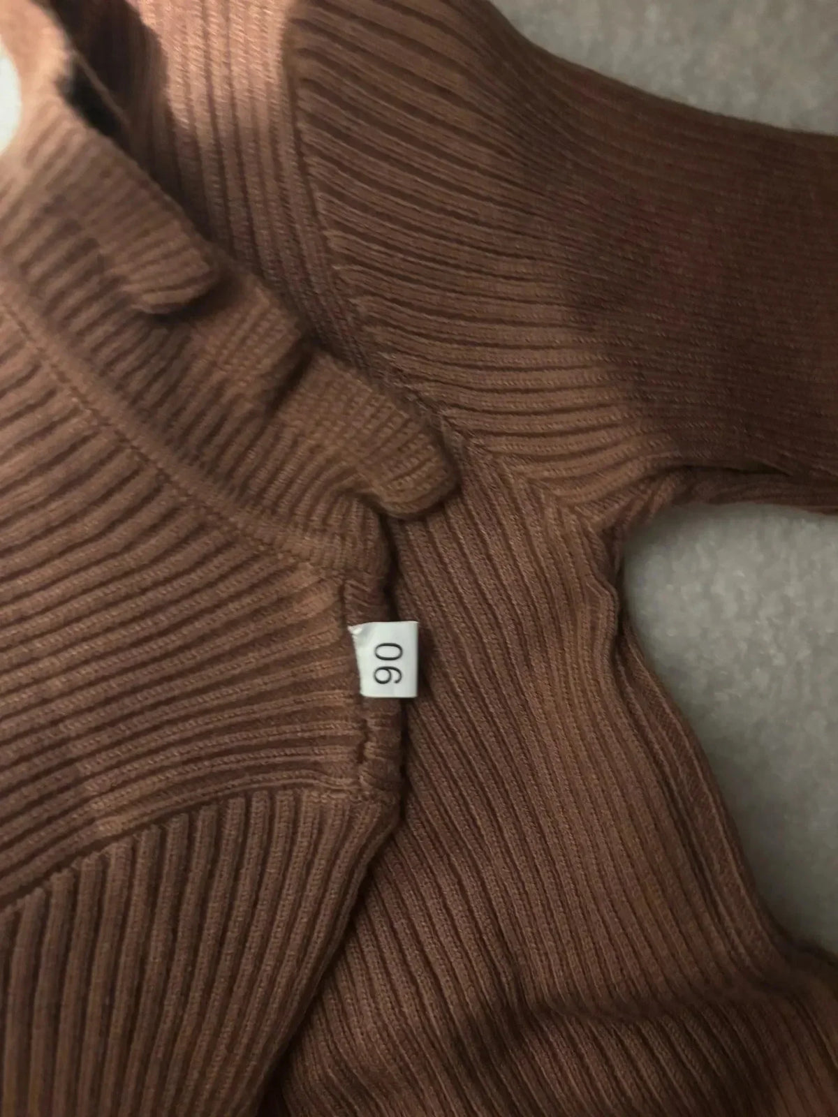 Ribbed knit kids pullover with roll neck, soft cotton blend for toddlers