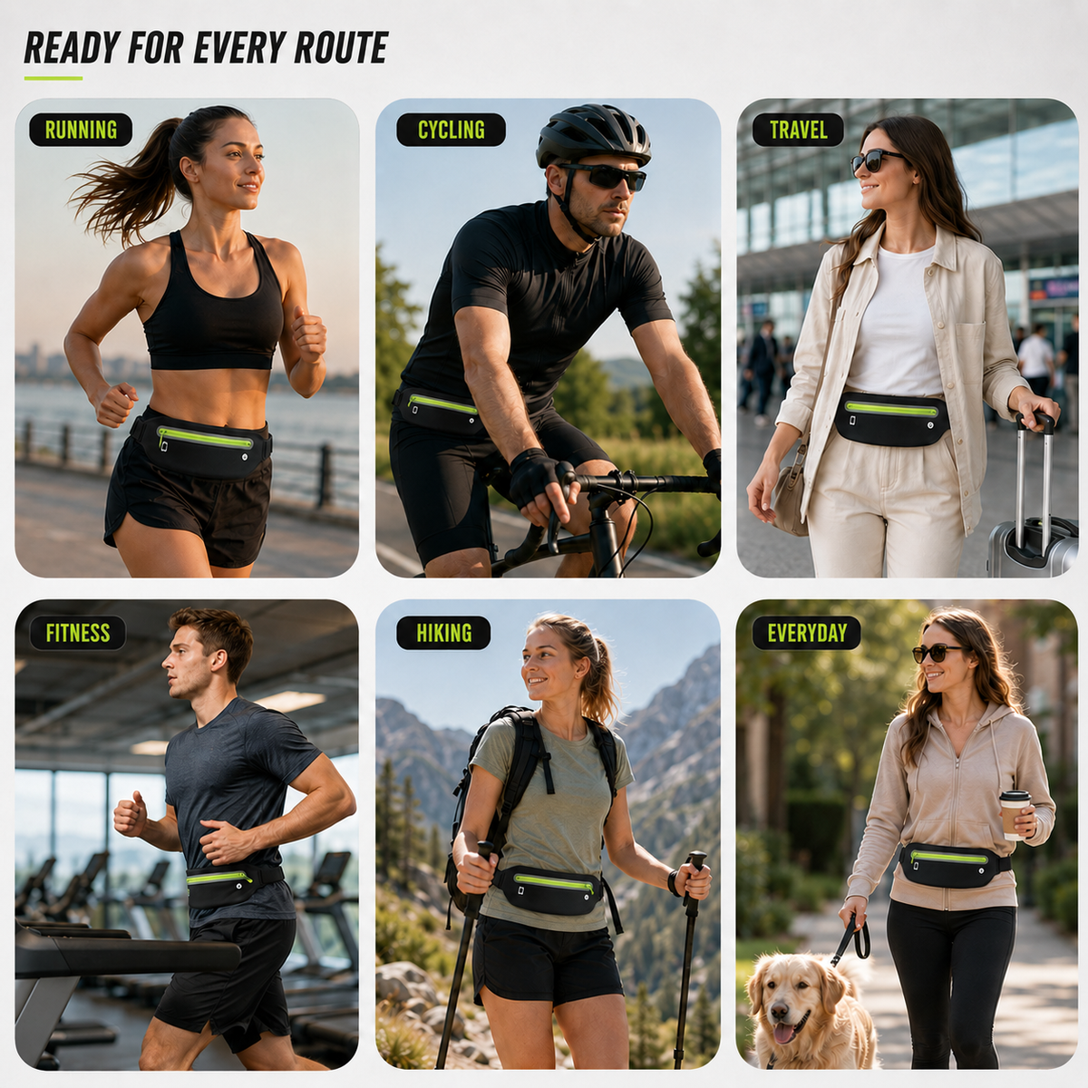 Thrives Outdoor | Runnex Water-Repellent Waist Running Belt