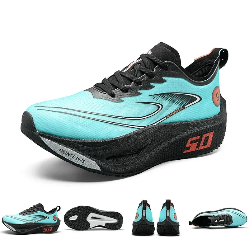 Lightweight running shoes with air cushion and breathable mesh upper