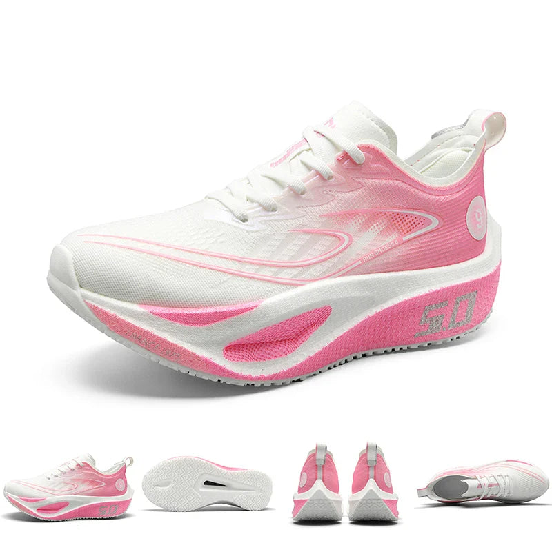 Lightweight running shoes with air cushion and breathable mesh upper