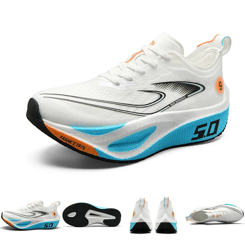 Lightweight running shoes with air cushion and breathable mesh upper