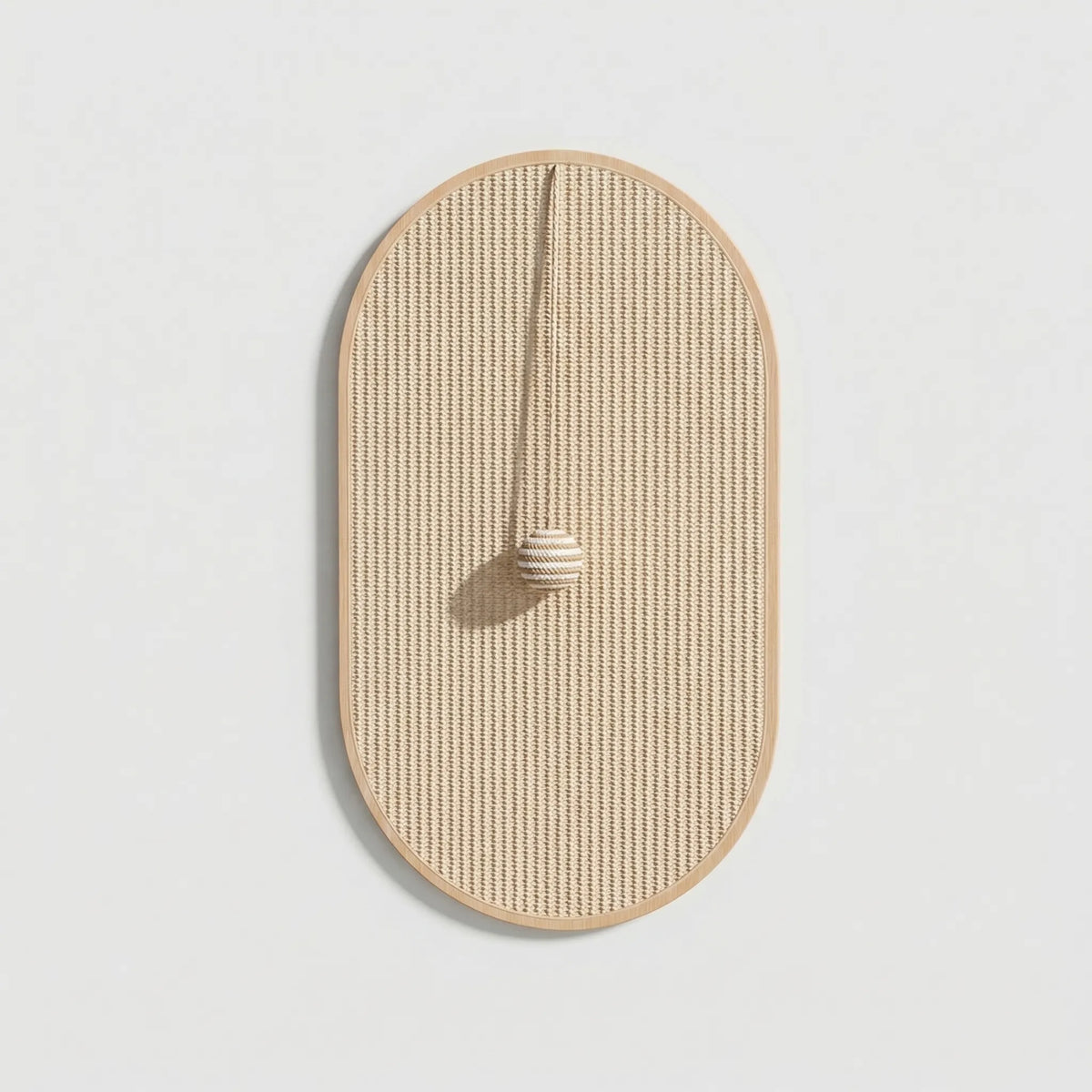 Thrives Outdoor | Scratchly Wall-Mounted Sisal Scratching Panel With Toy