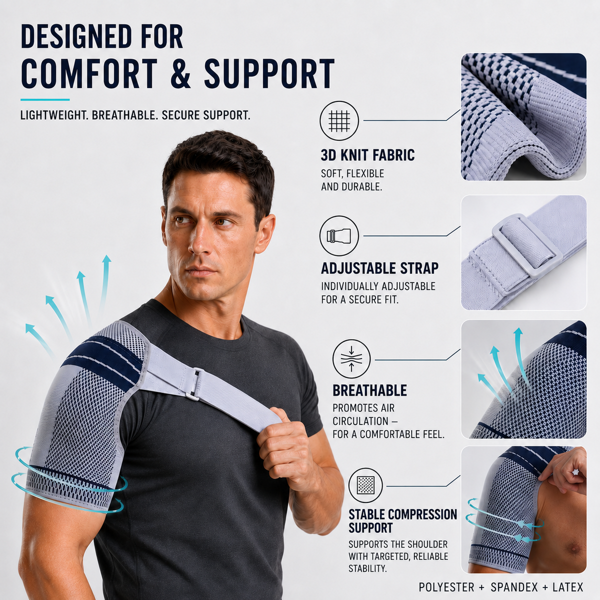 Thrives Outdoor | Shouldenex Adjustable Shoulder Compression Brace