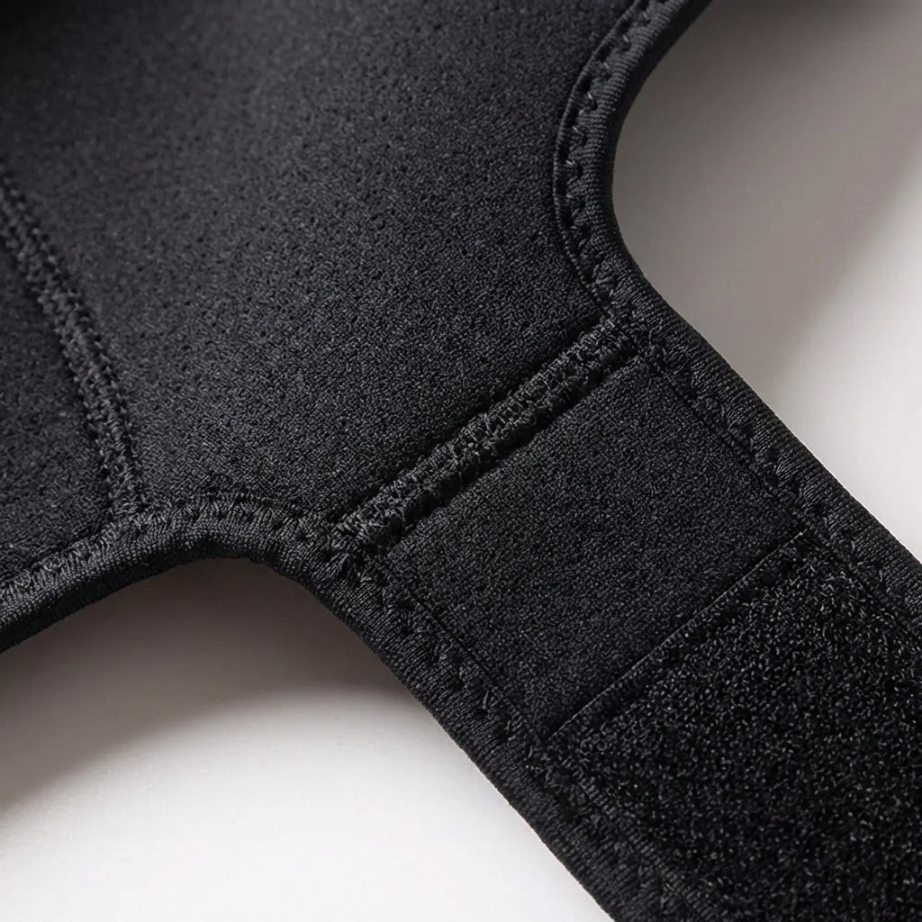Adjustable shoulder support brace for pain relief and stability