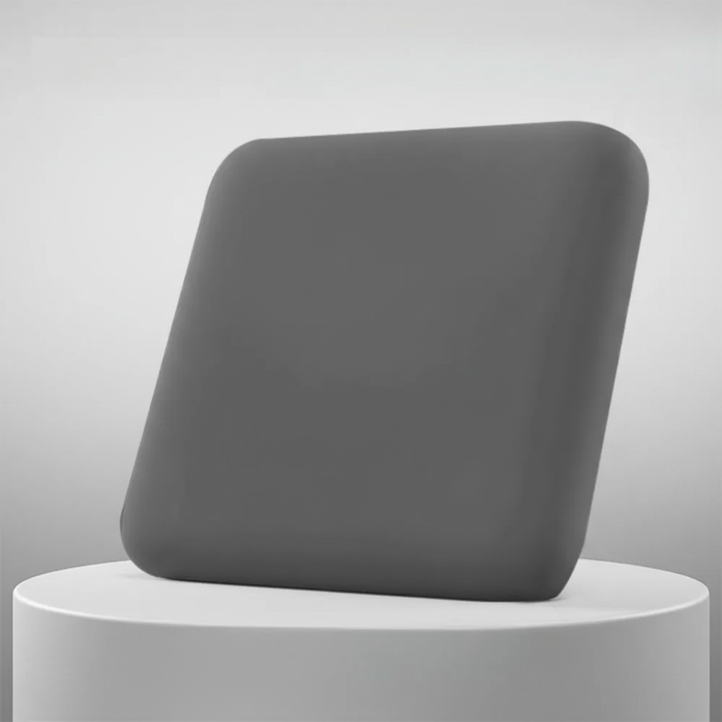 Square seat cushion with soft Milk Silk cover for pressure relief