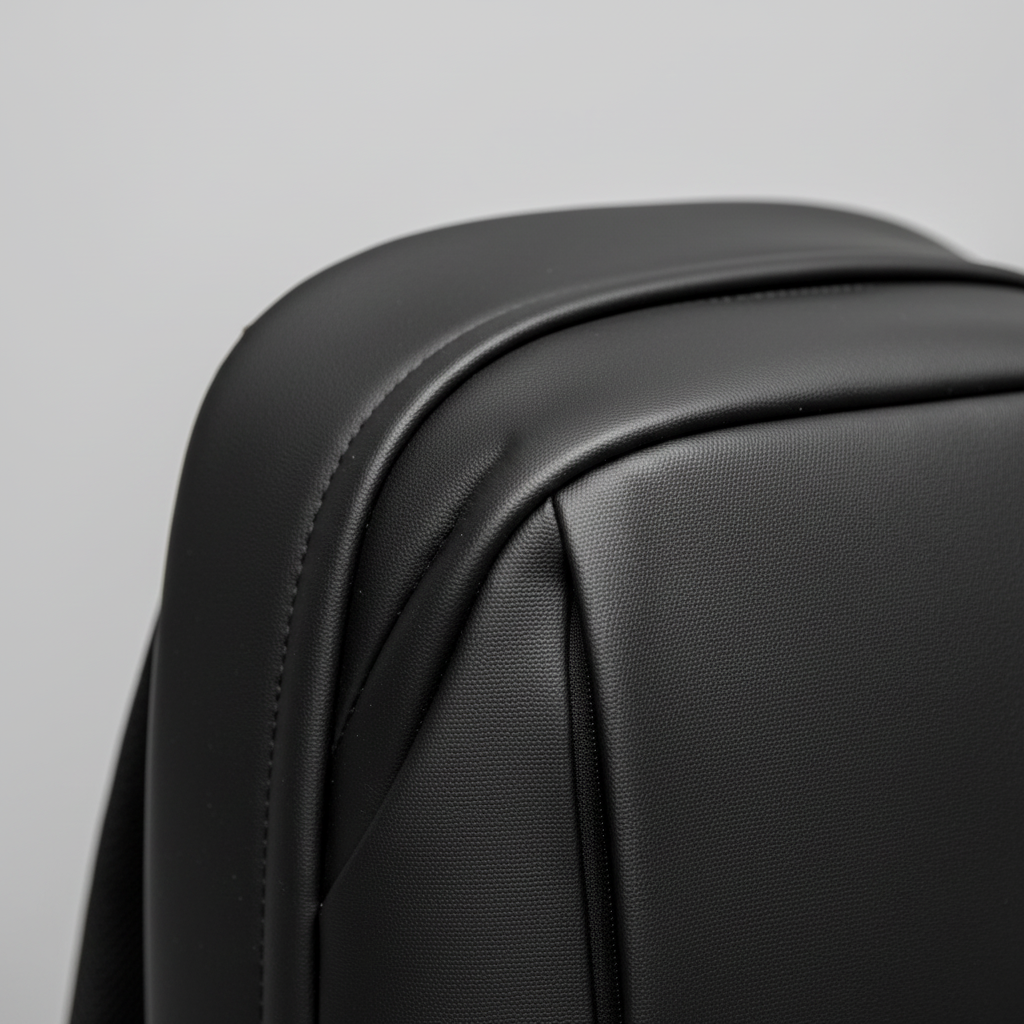 Slim business laptop backpack with padded compartment and organisers