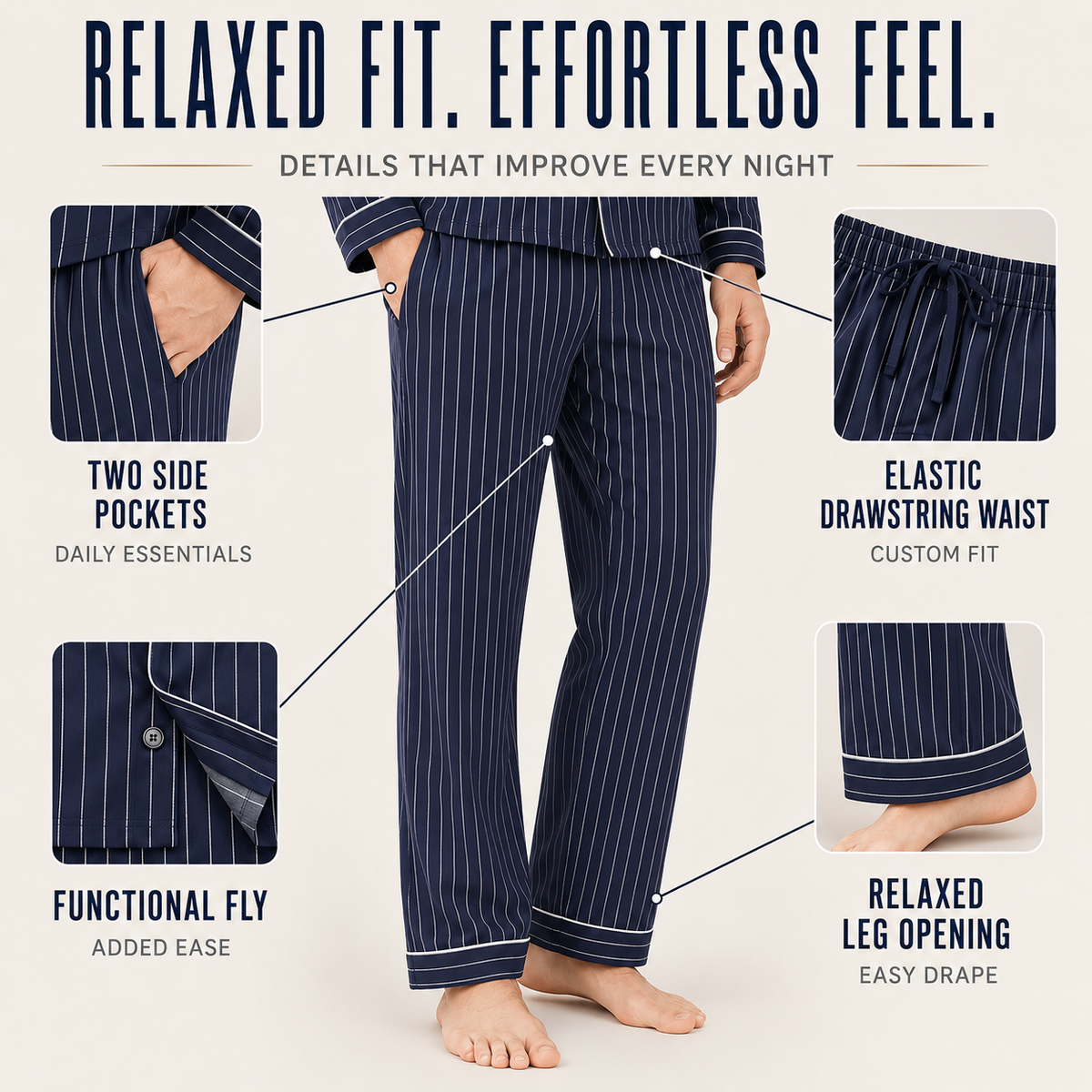 Thrives Outdoor | Slumberon Two Piece Pyjama Set