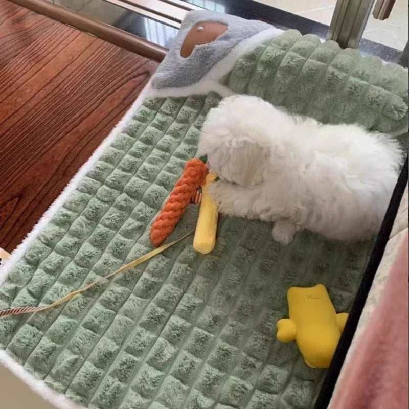 Orthopaedic pet bed for dogs and cats with removable washable cover