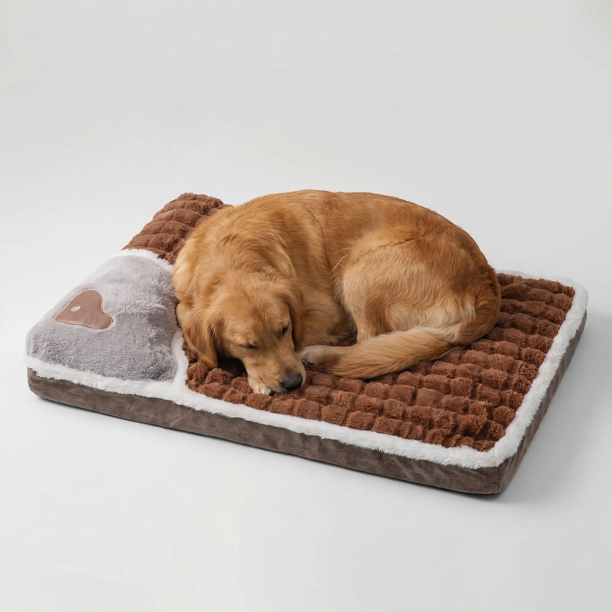 Orthopaedic pet bed for dogs and cats with removable washable cover