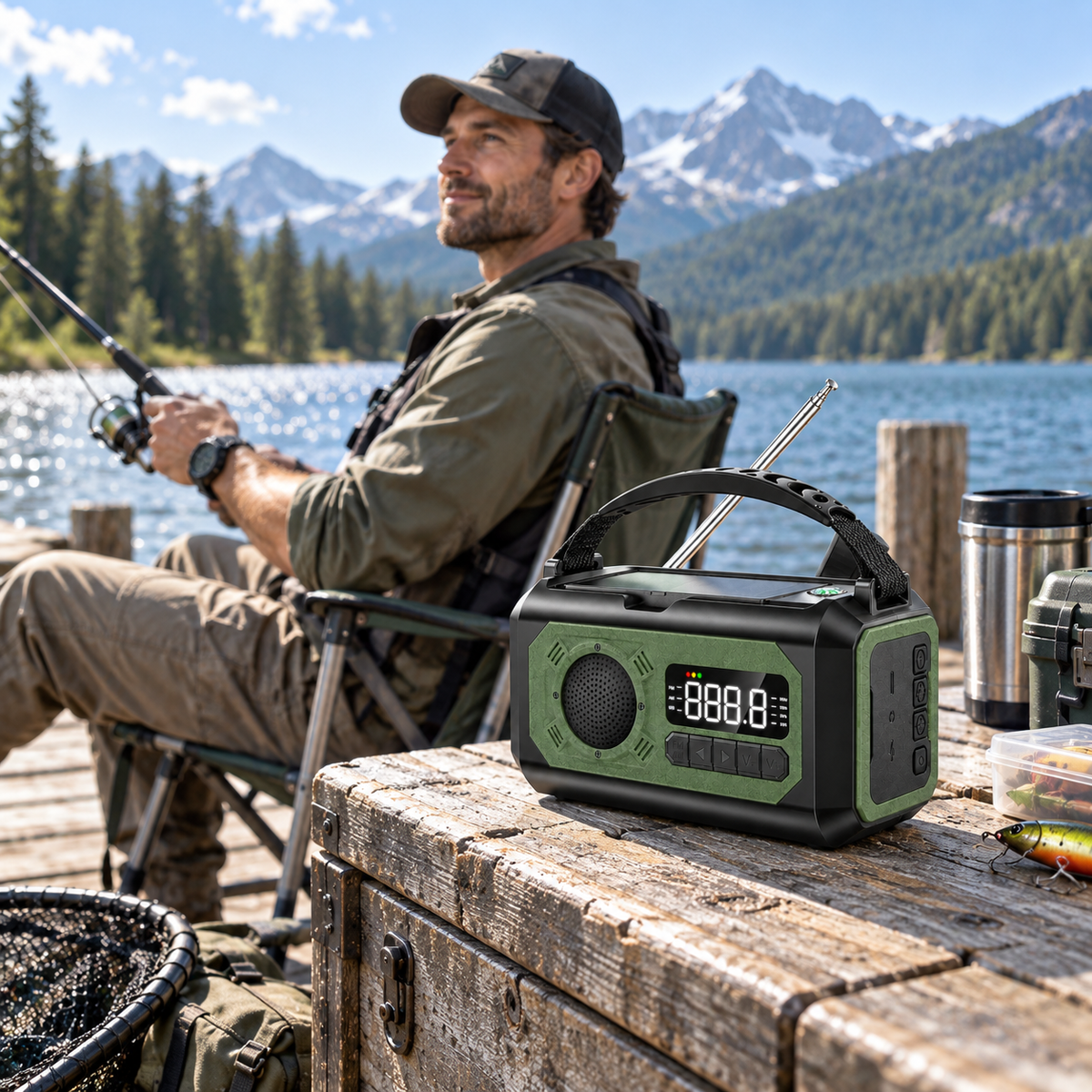 Thrives Outdoor | Solivox Portable Emergency Radio Unit