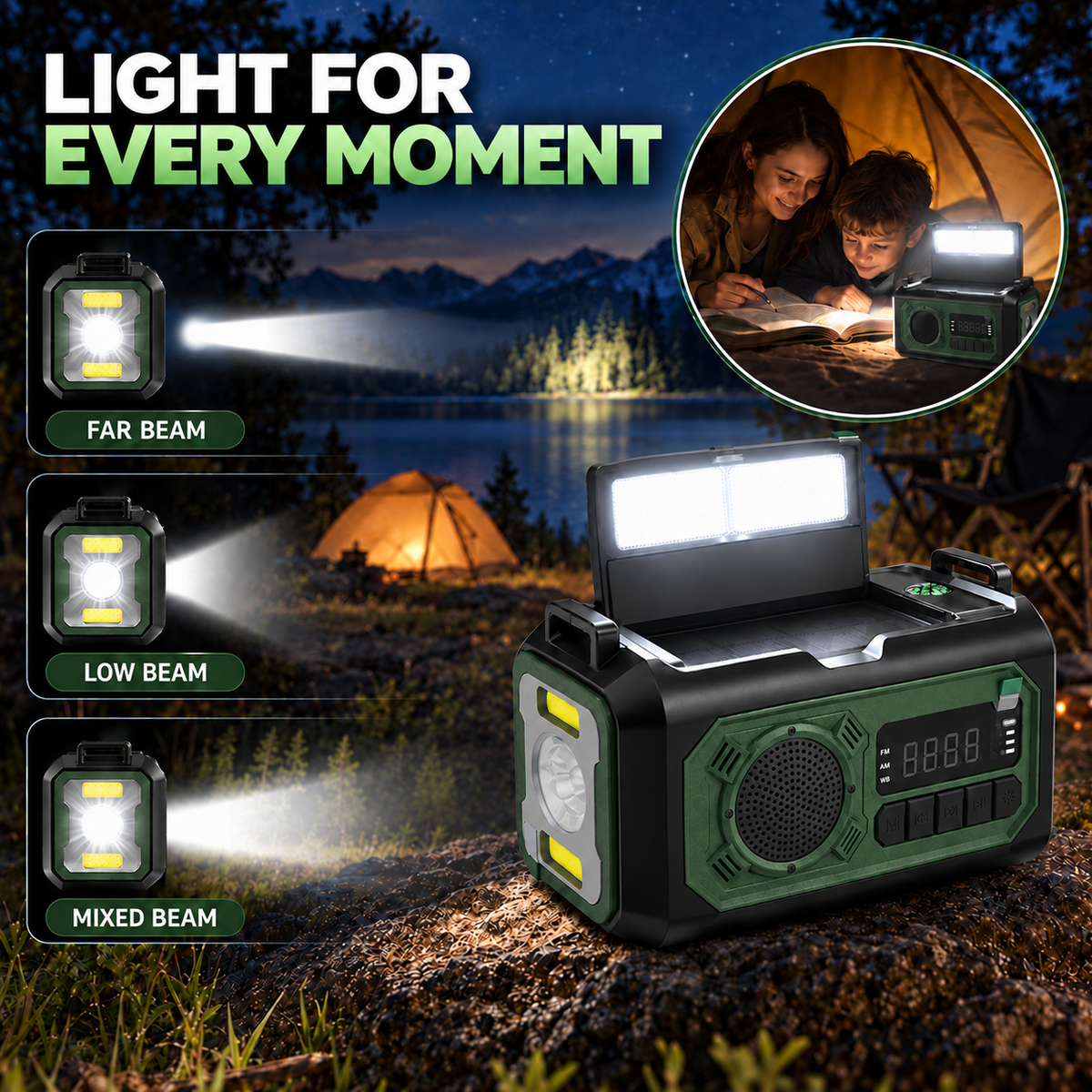 Thrives Outdoor | Solivox Portable Emergency Radio Unit
