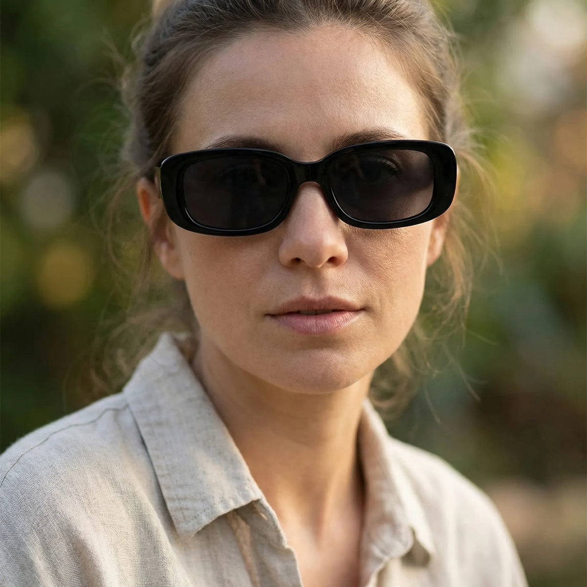 Vintage rectangle sunglasses set with retro square frames in multiple colours