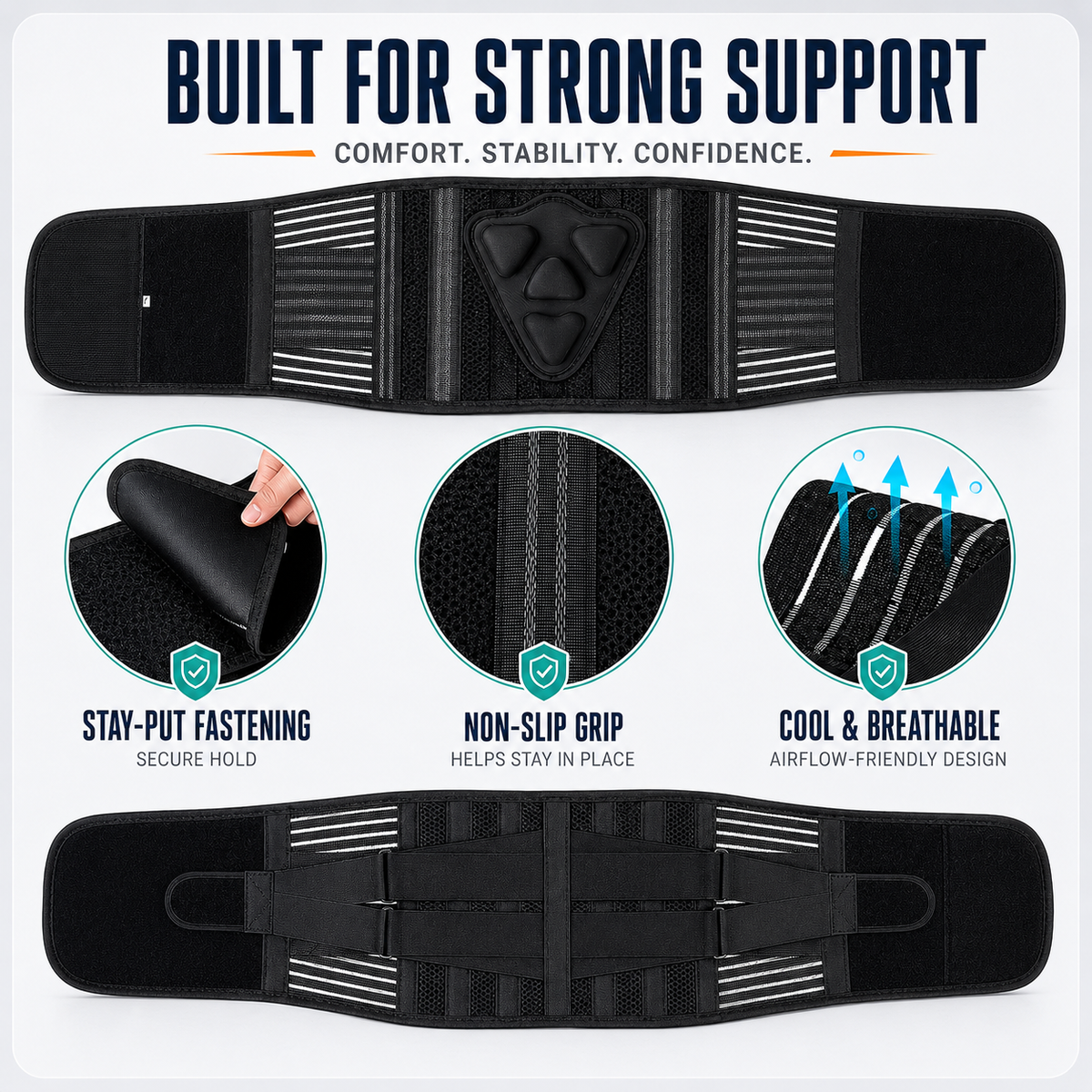 Thrives Outdoor | Spineforte Adjustable Lumbar Support Belt