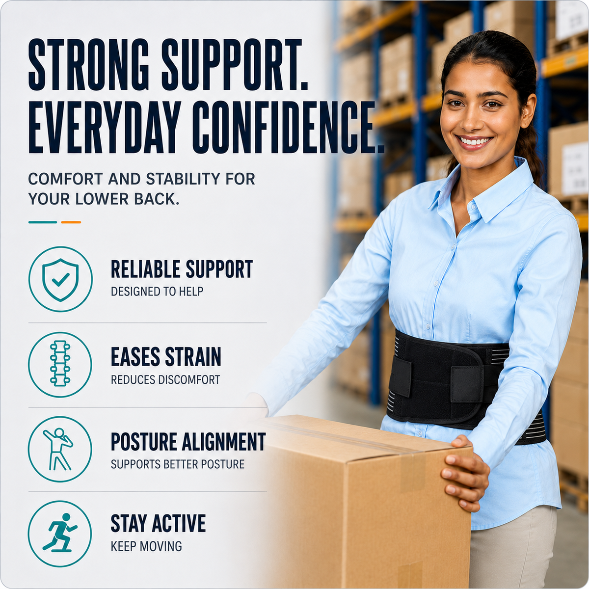 Thrives Outdoor | Spineforte Adjustable Lumbar Support Belt
