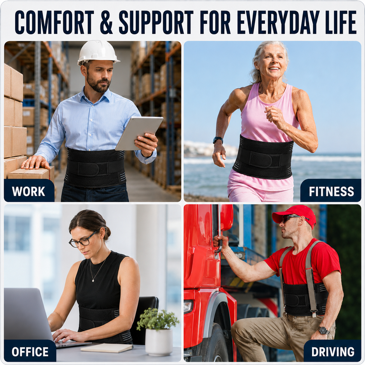 Thrives Outdoor | Spineforte Adjustable Lumbar Support Belt
