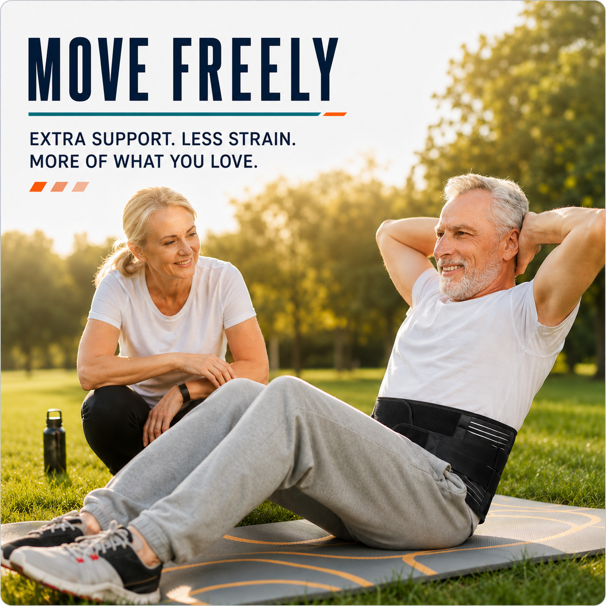 Thrives Outdoor | Spineforte Adjustable Lumbar Support Belt