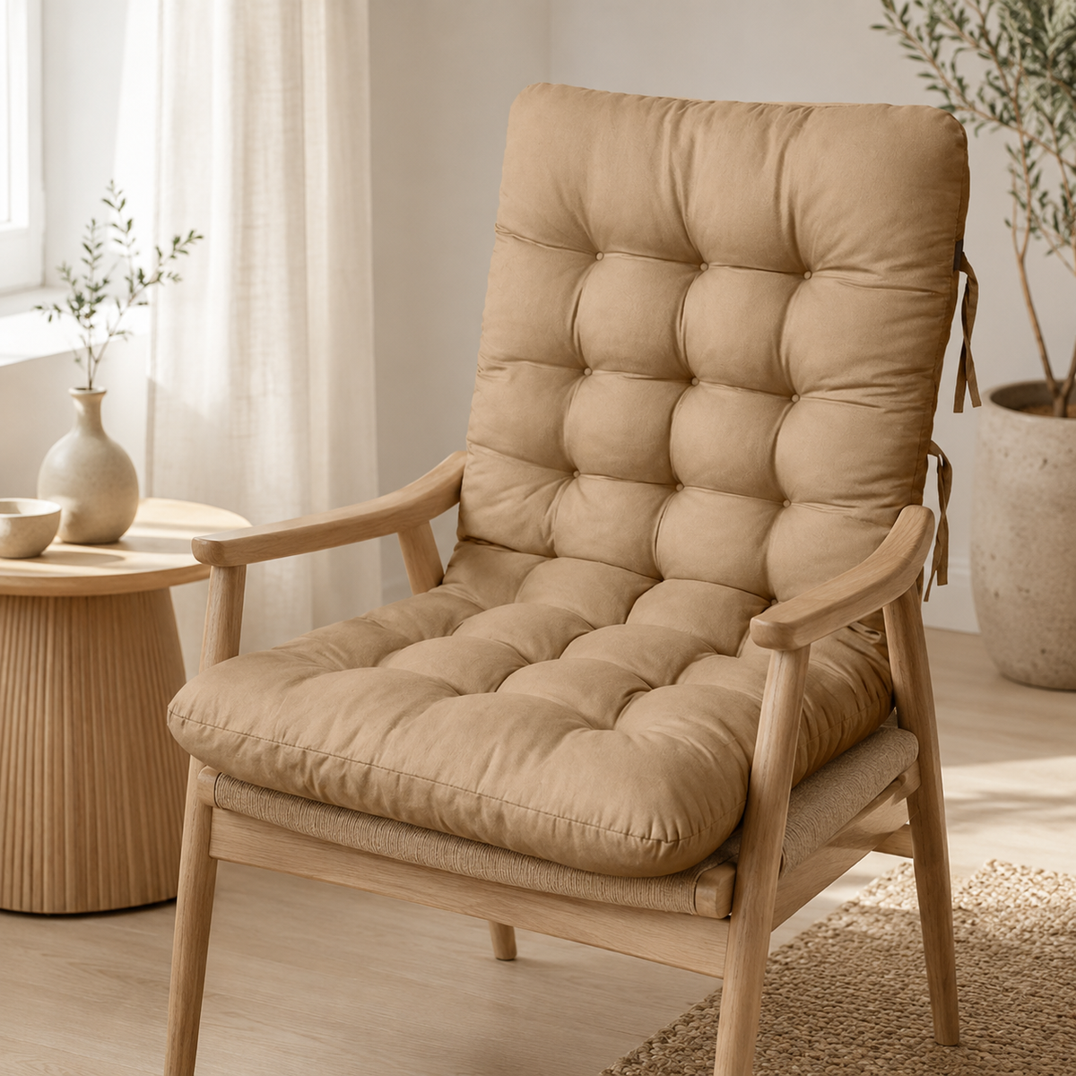 Thrives Outdoor | Sunlaxia Quilted Lounger Cushion