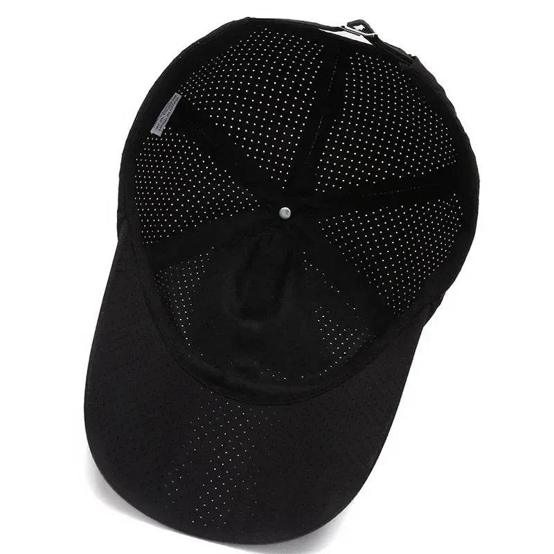 Adjustable unisex sports cap quick-drying for outdoor activities