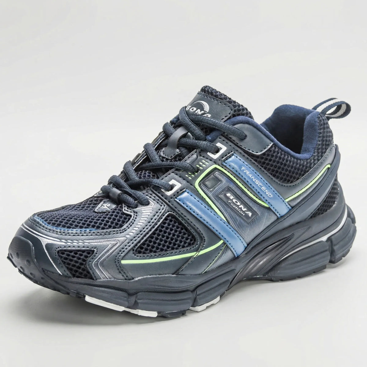 Men's breathable mesh running shoe lightweight construction jogging