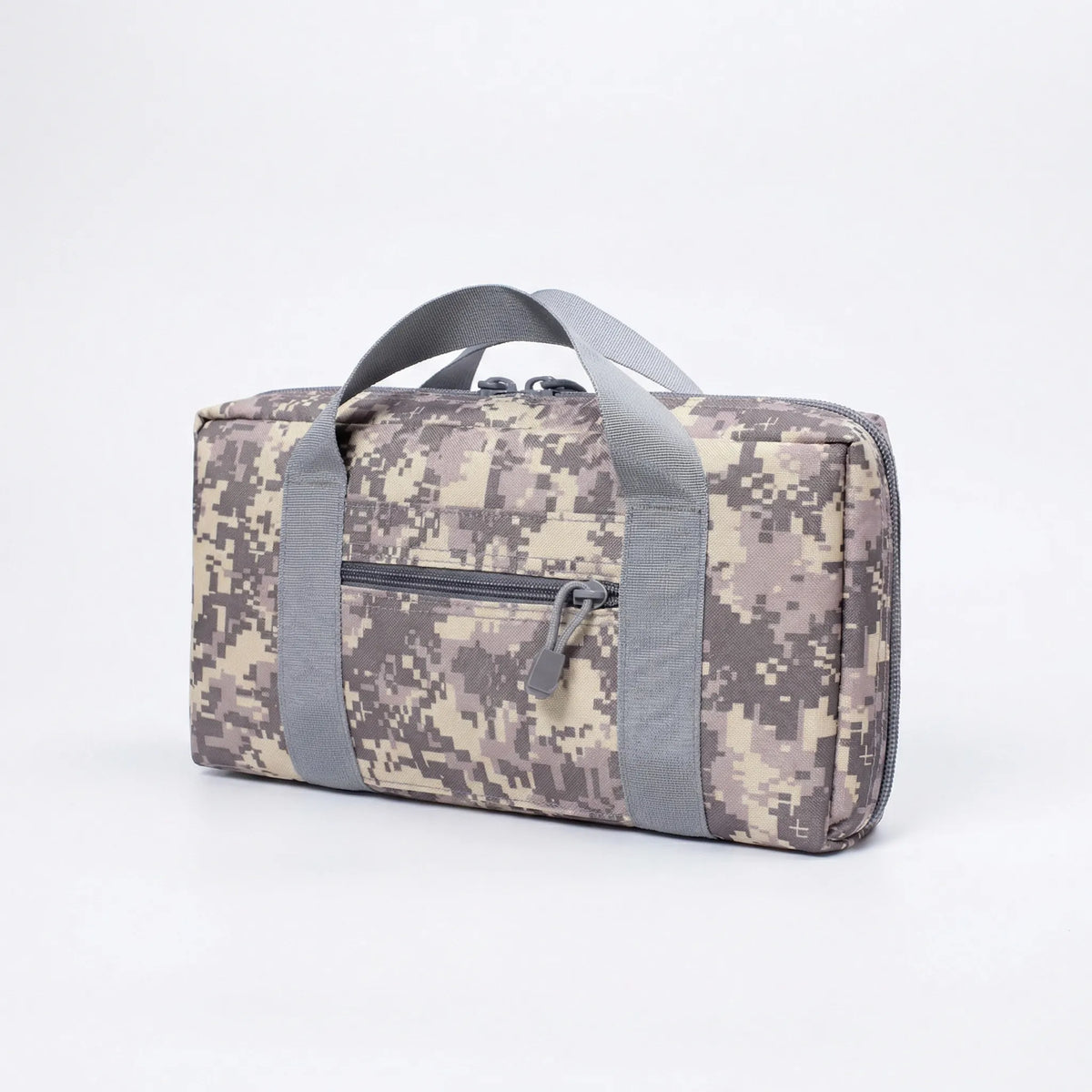 Compact tactical organiser pouch with wide zip access and multiple compartments