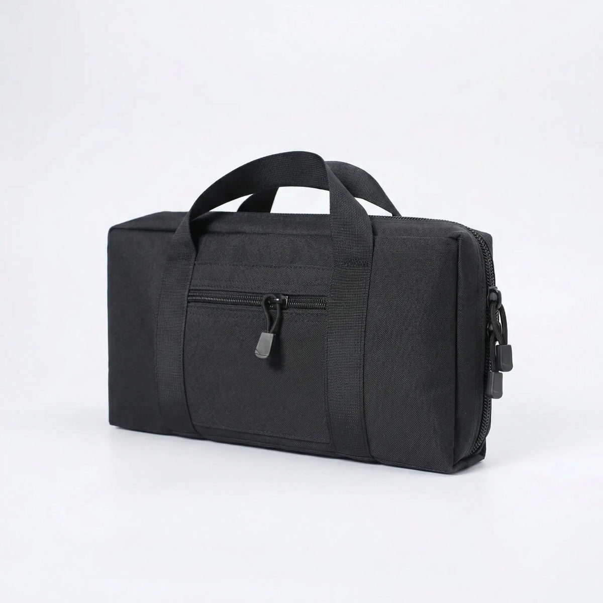 Compact tactical organiser pouch with wide zip access and multiple compartments