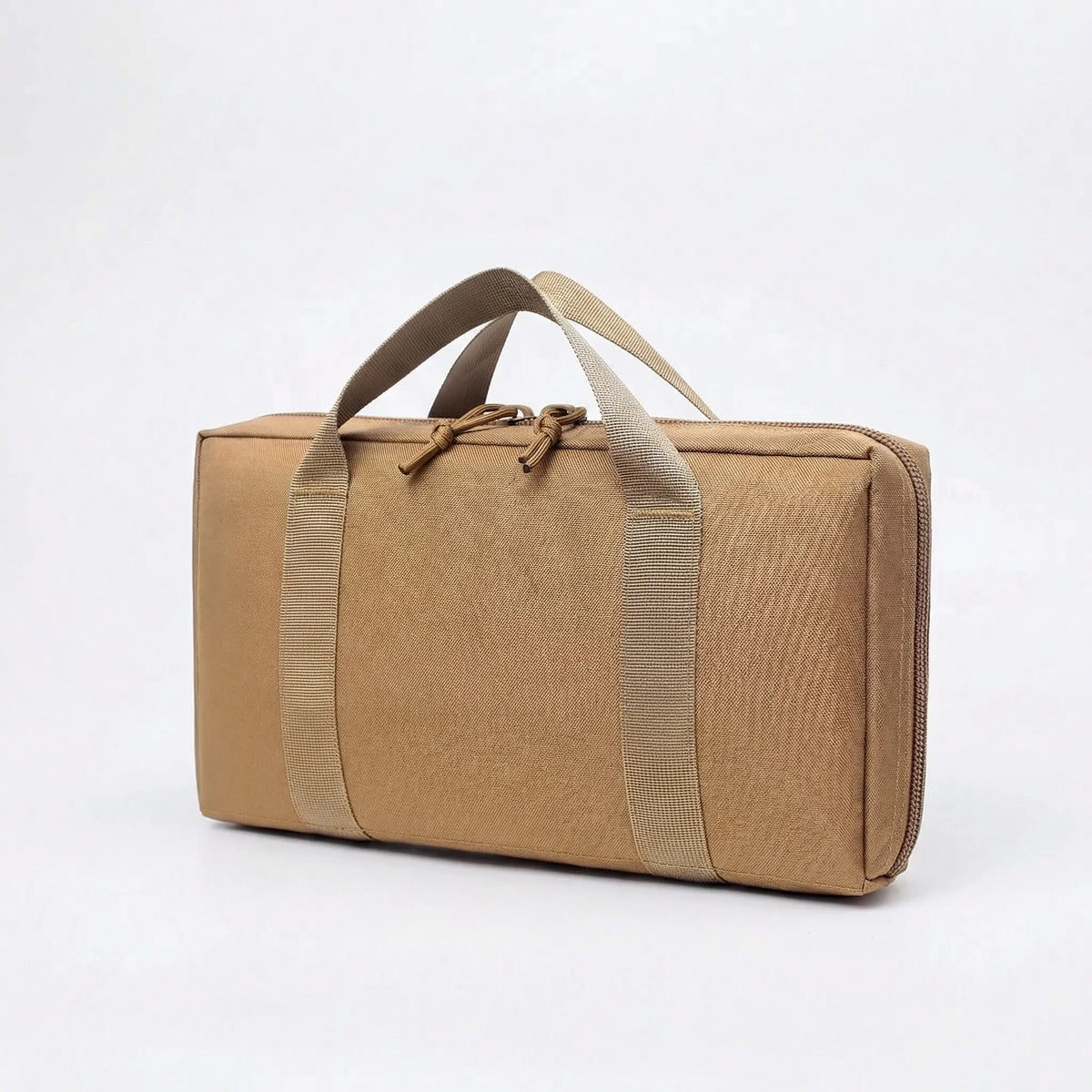 Compact tactical organiser pouch with wide zip access and multiple compartments
