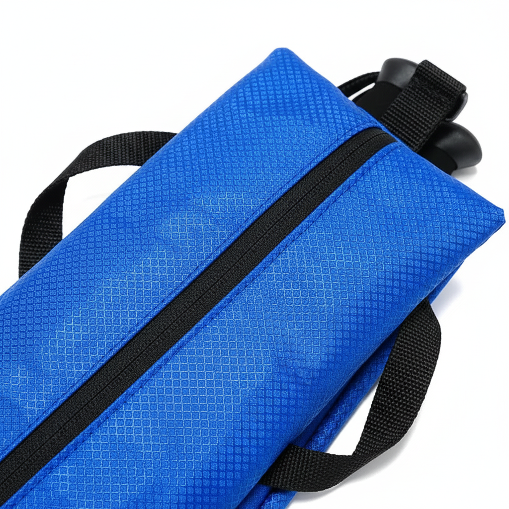Trekking poles carry case with waterproof coating and padded protection