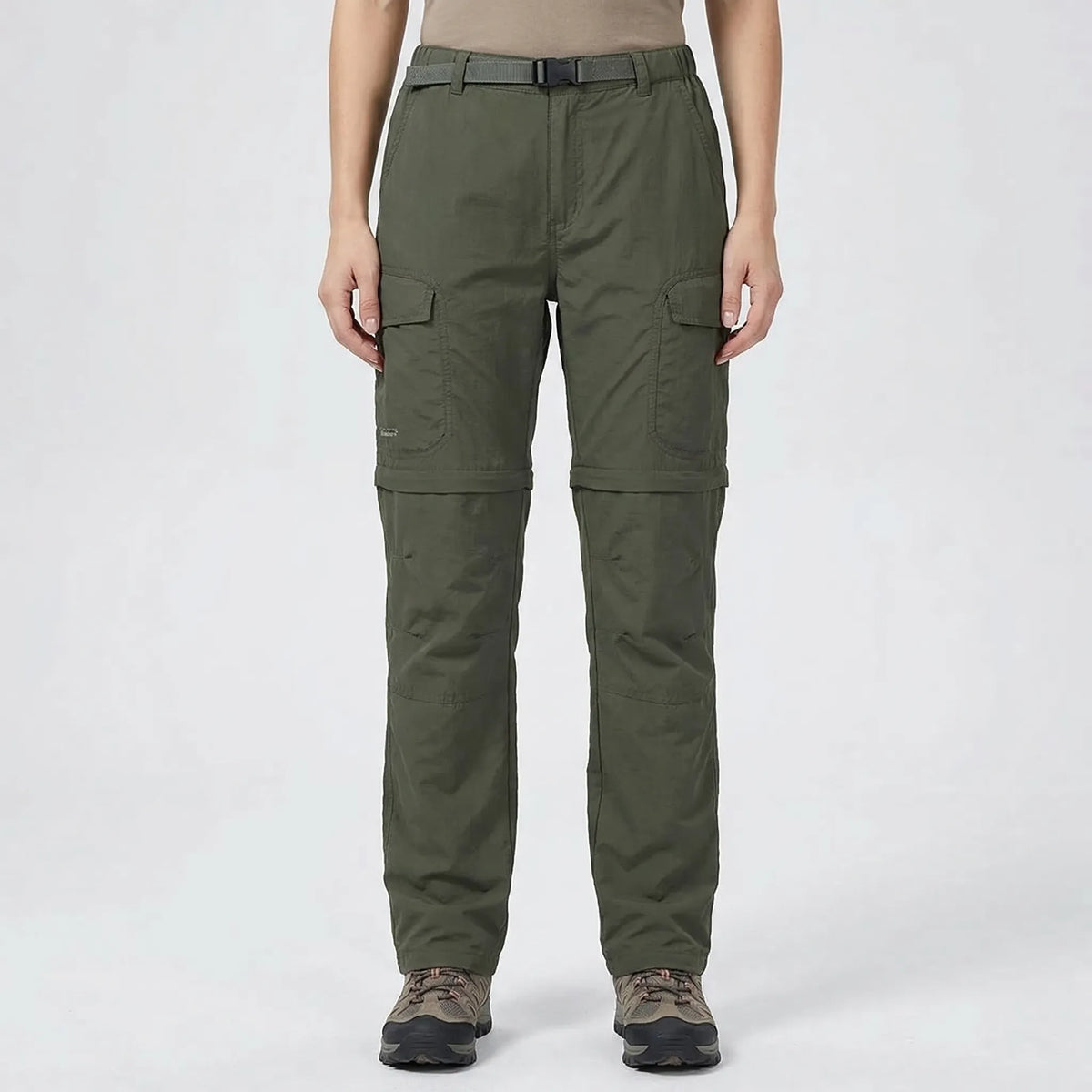 Women's zip-off hiking trousers cargo quick-drying breathable