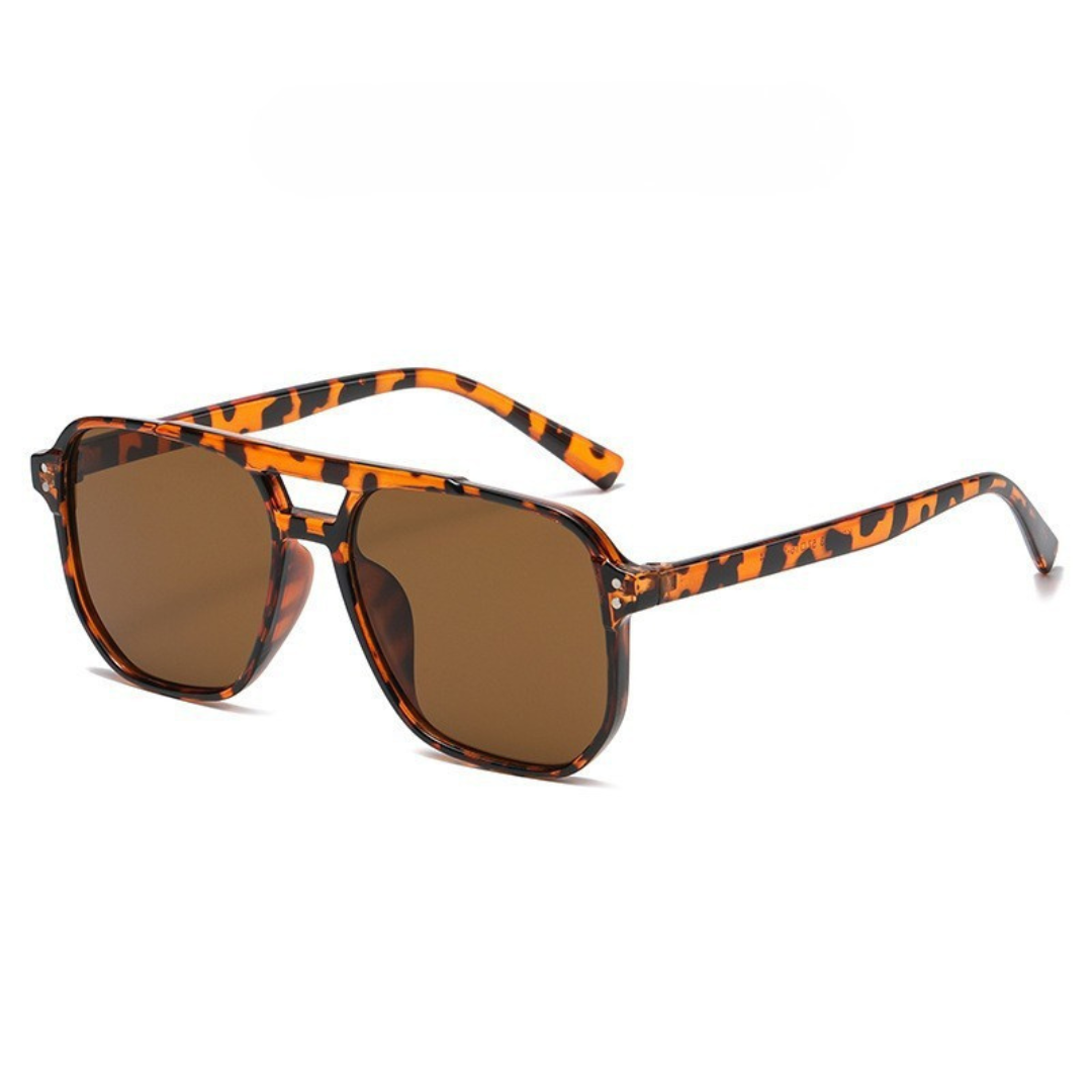 Thrives Outdoor | Brixton Double Bridge Square Frame Sunglasses
