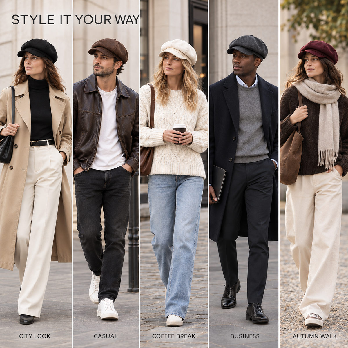 Thrives Outdoor | VelaMütze Classic Solid Colour Beret