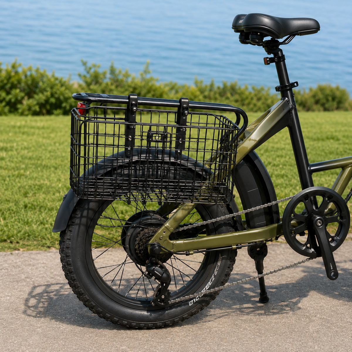 Thrives Outdoor | Veldrix Large Capacity Front and Rear Bike Basket