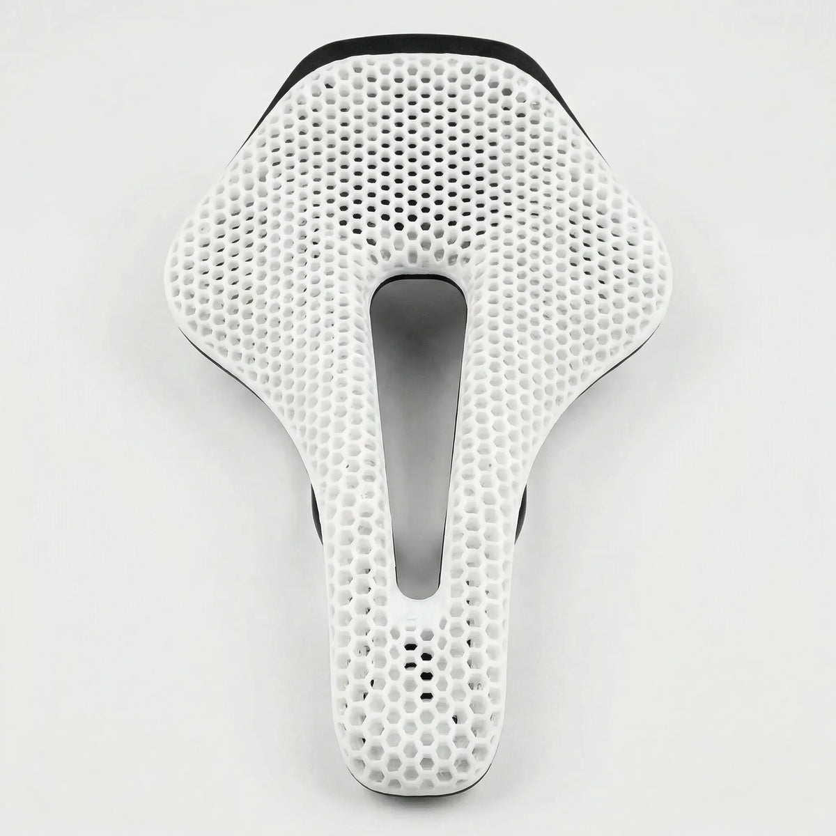 Ultralight 3D-printed bike saddle with hollow honeycomb structure