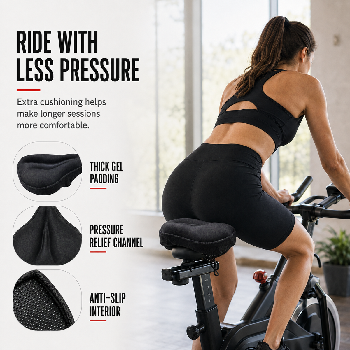 Thrives Outdoor | Velosafe Thickened Gel Seat Cover