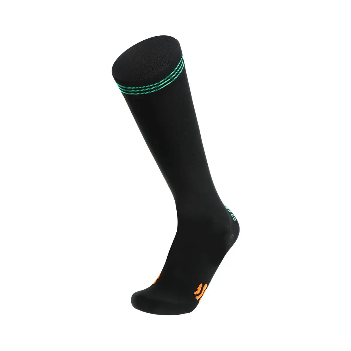 Long compression sports socks non-slip padded endurance running