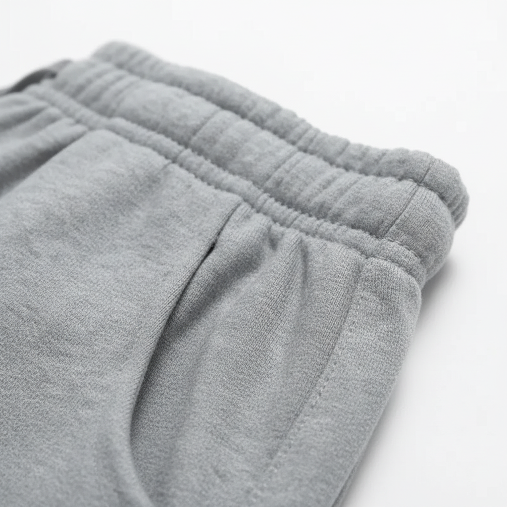 Men's full-length jogging pants with adjustable drawstring and regular fit