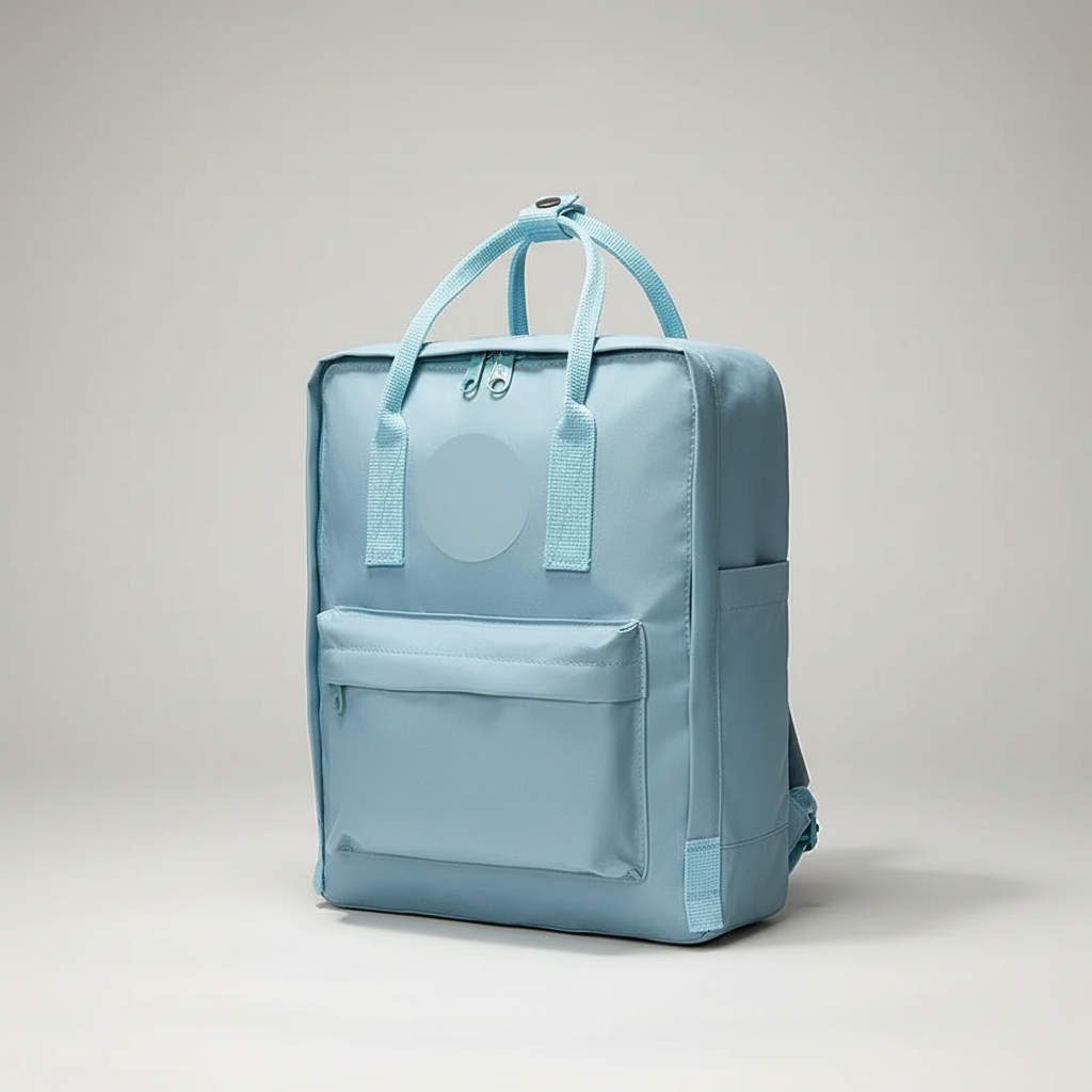 Compact waterproof backpack with ergonomic back and laptop pocket