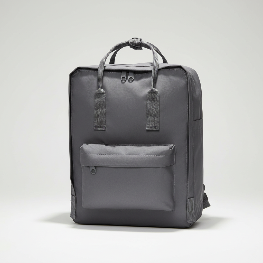 Compact waterproof backpack with ergonomic back and laptop pocket