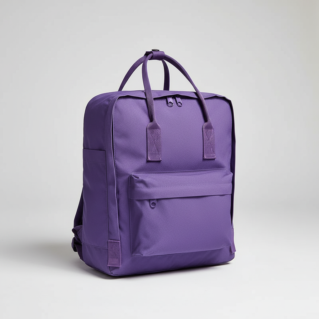 Compact waterproof backpack with ergonomic back and laptop pocket
