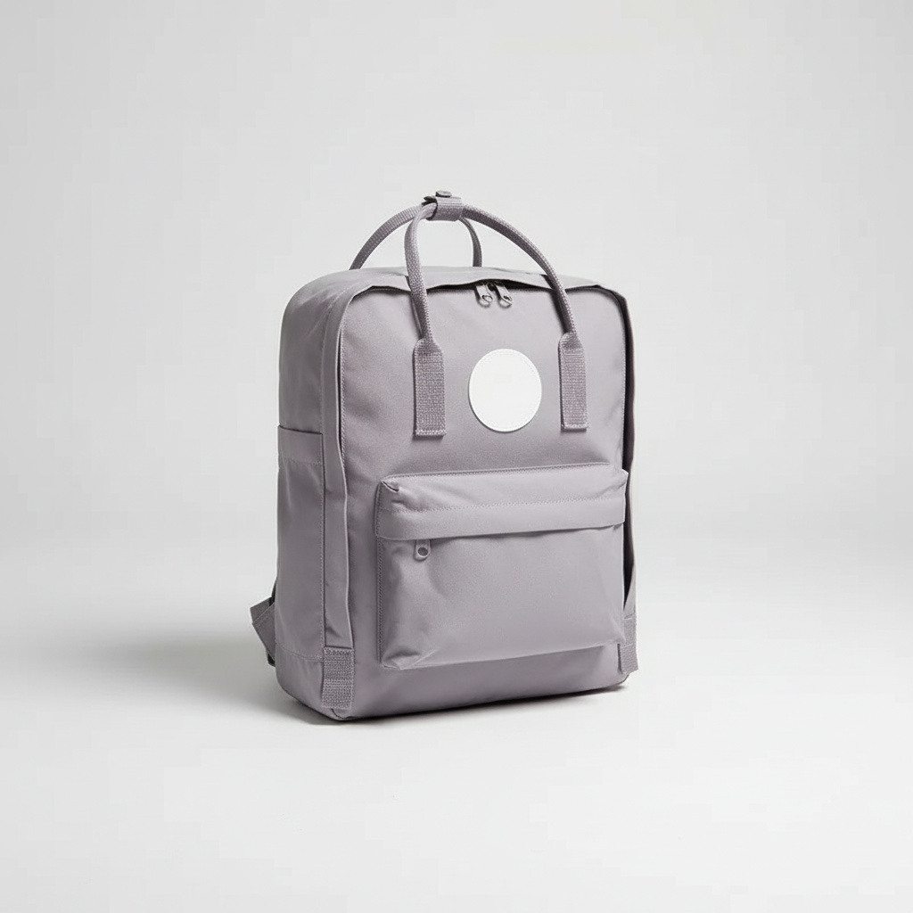 Compact waterproof backpack with ergonomic back and laptop pocket
