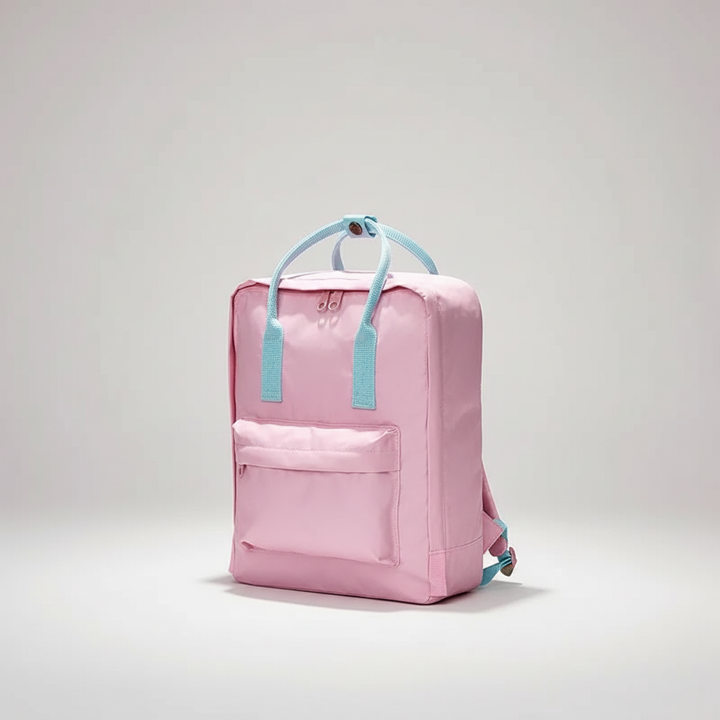 Compact waterproof backpack with ergonomic back and laptop pocket