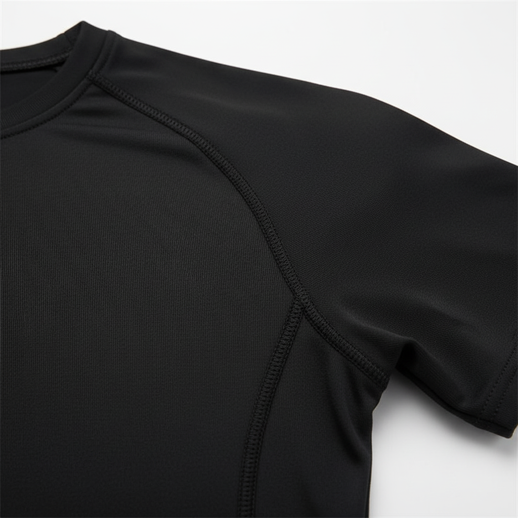 Men's short sleeve compression t-shirt with quick-dry moisture wicking