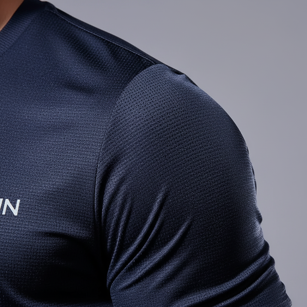Men's short sleeve athletic shirt quick-drying breathable performance