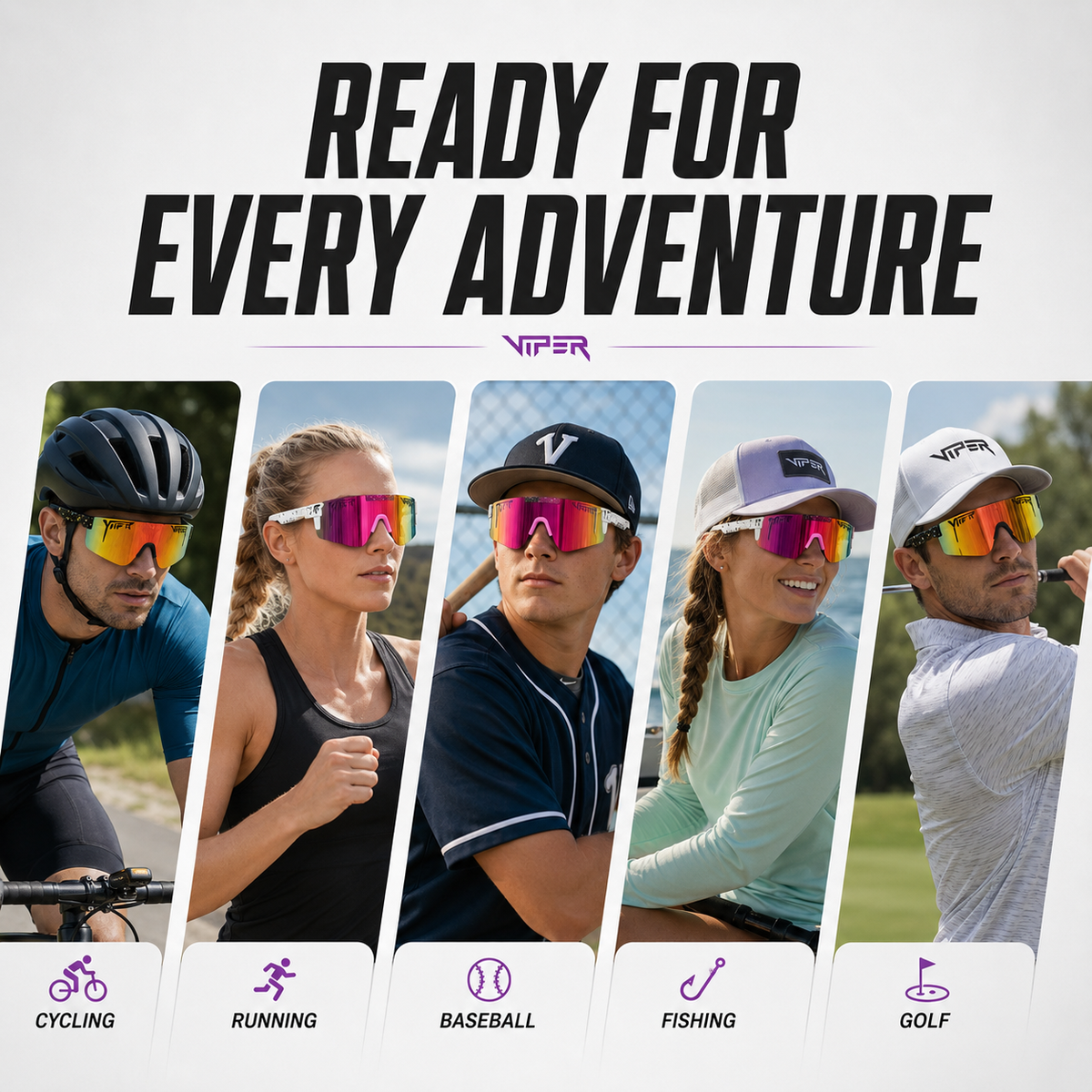 Thrives Outdoor | Vyndra Oversized Sport Shield Sunglasses