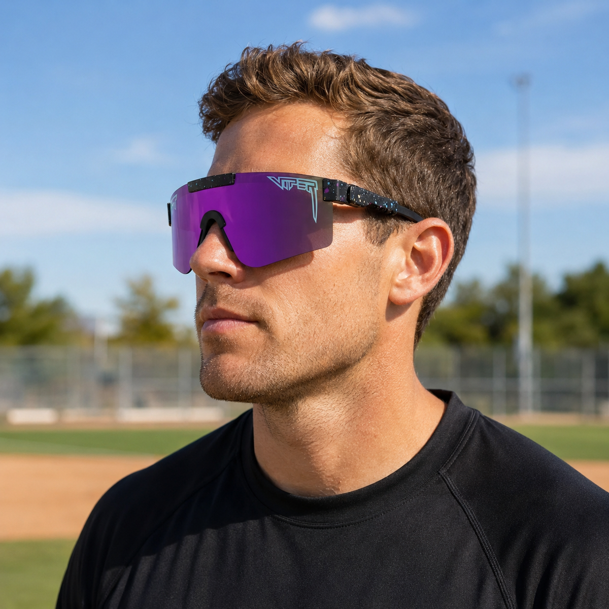 Thrives Outdoor | Vyndra Oversized Sport Shield Sunglasses