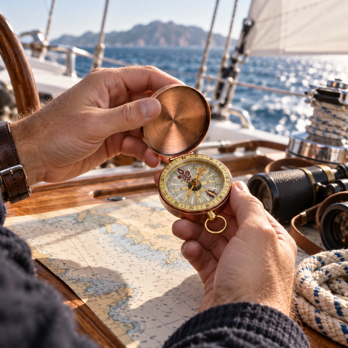 Thrives Outdoor | Wayfindero Portable Flip Top Compass