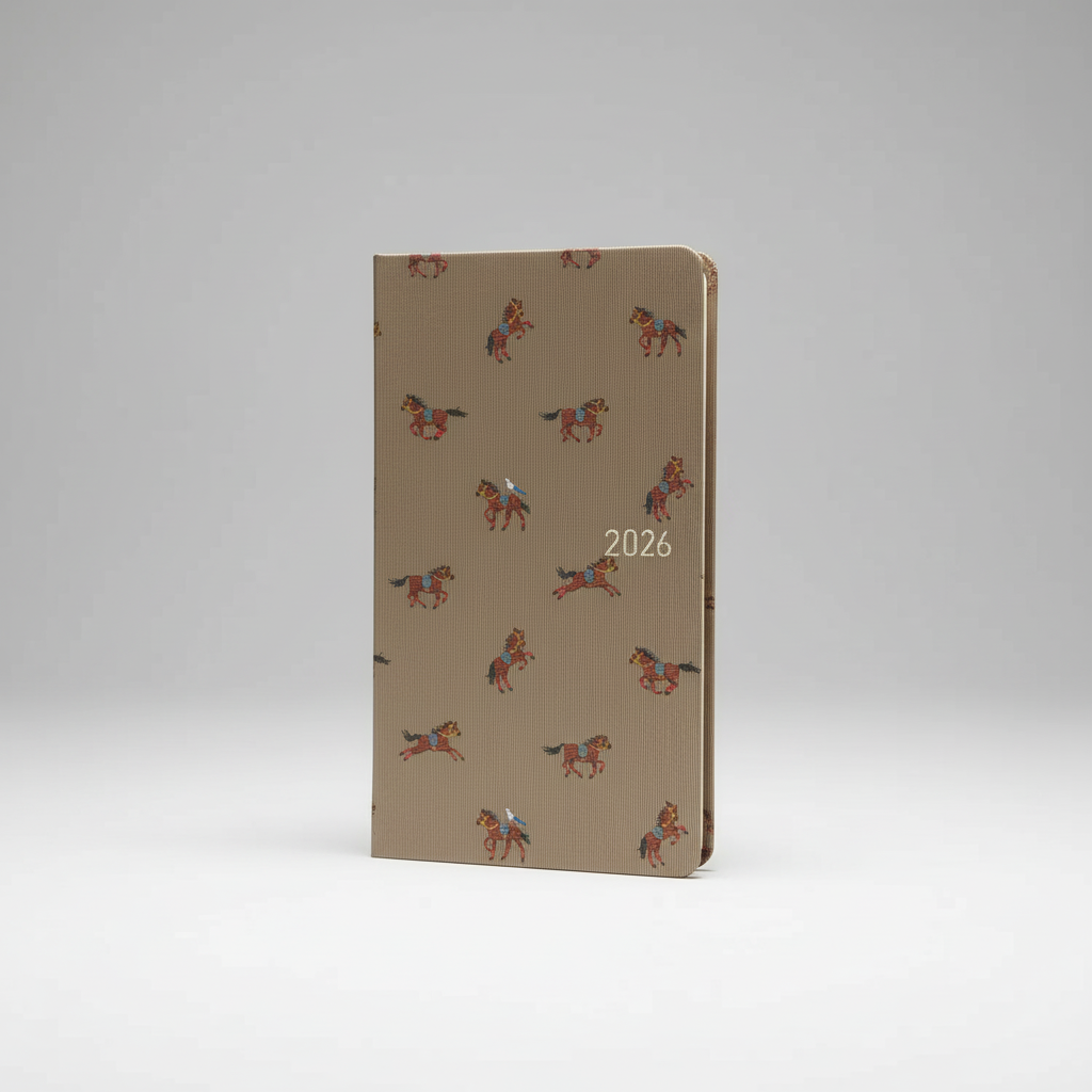 A5 student planner with wildlife motifs and habit tracker
