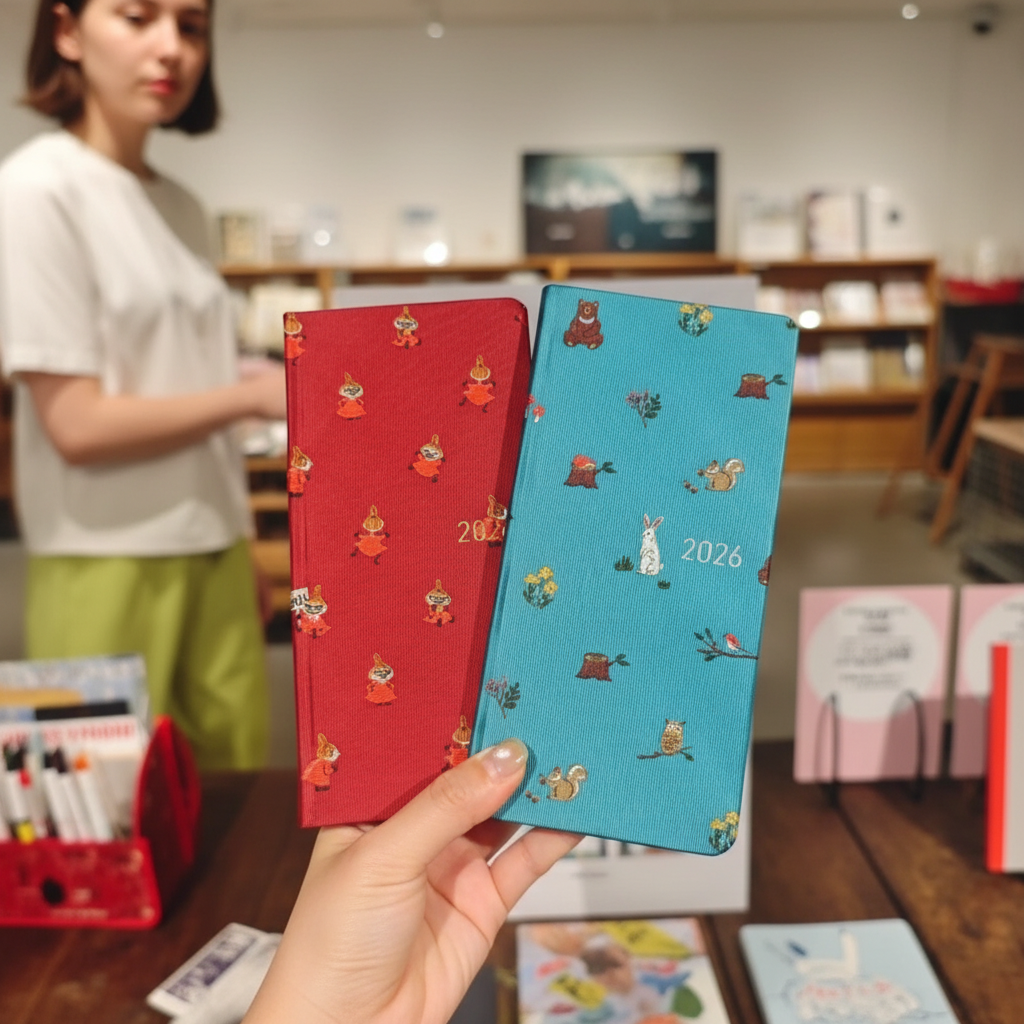 A5 student planner with wildlife motifs and habit tracker