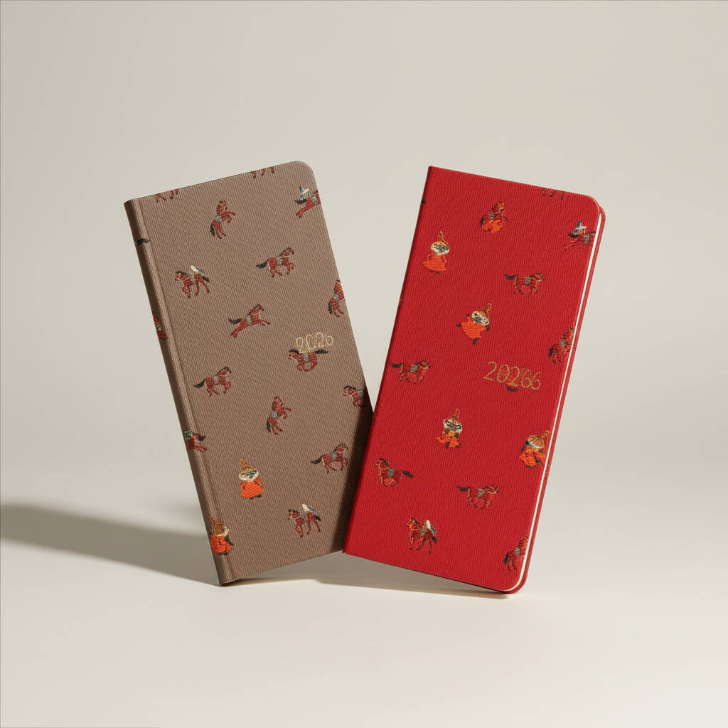 A5 student planner with wildlife motifs and habit tracker